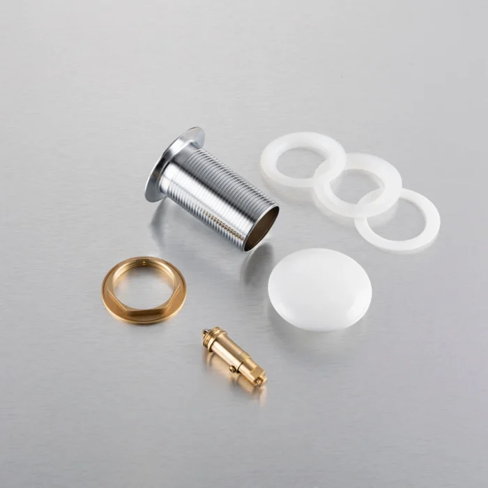 Praustuvo vožtuvas be persipylimo Balneo Click Clack A Balta keramika - Image 4