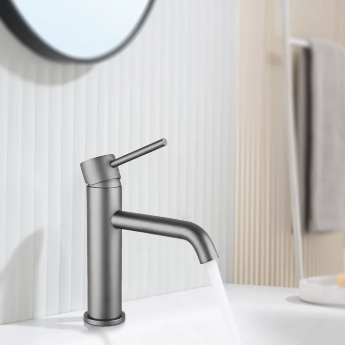 Maišytuvas praustuvui Balneo Cascade Model 1 Gun Metal - Image 3