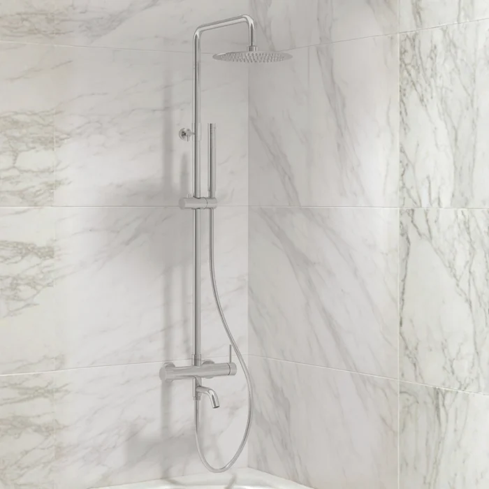 Dušo komplektas su maišytuvu Balneo Cascade Inox - Image 3