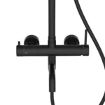 Dušo komplektas su maišytuvu Balneo Cascade Black - Image 3