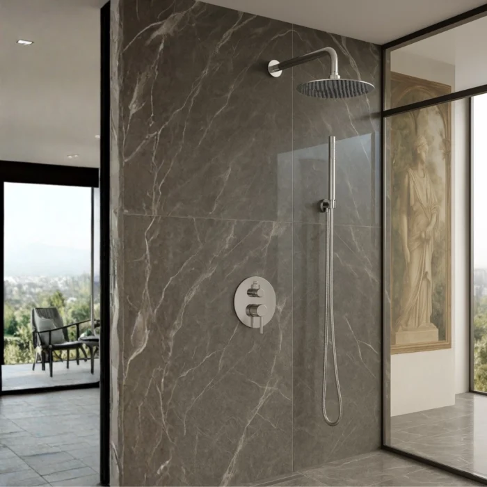 Potinkinis dušo komplektas Balneo Cascade Model 2 Inox - Image 3