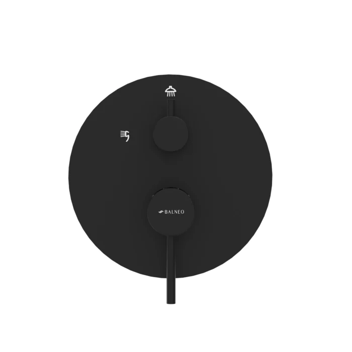 Potinkinis dušo komplektas Balneo Cascade Model 2 Black - Image 6