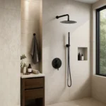 Potinkinis dušo komplektas Balneo Cascade Model 2 Black - Image 3