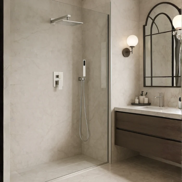 Potinkinis dušo komplektas Balneo Cascade Model 3 Inox - Image 3