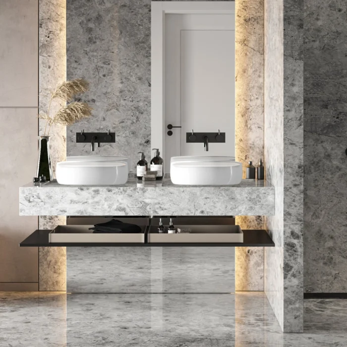 Vonios praustuvas Balneo Alvio 61.5×41.5x13.5cm - Image 2