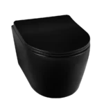 Pakabinamas klozetas Balneo Luxa su lėto nusileidimo dangčiu Rimless bekraštė konstrukcija - Image 2