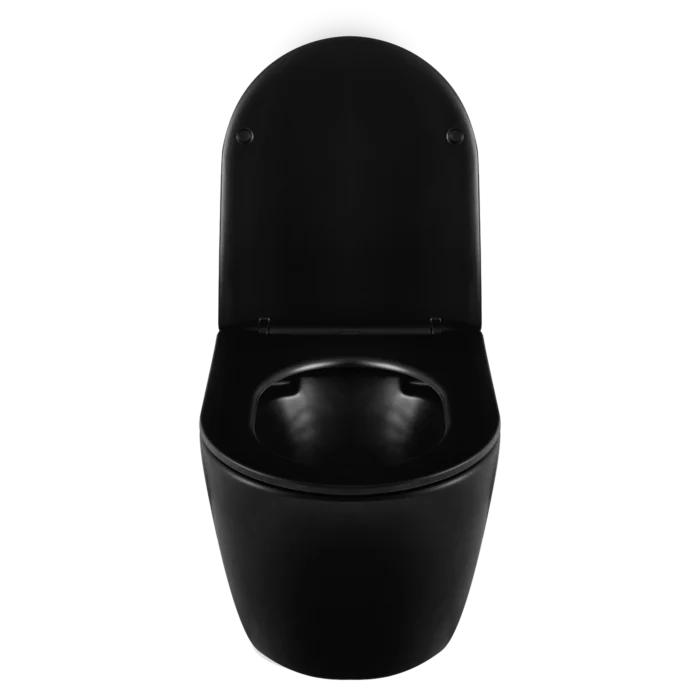 Pakabinamas klozetas Balneo Luxa su lėto nusileidimo dangčiu Rimless bekraštė konstrukcija - Image 5