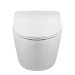 Pakabinamas klozetas Balneo Luxa su lėto nusileidimo dangčiu Rimless bekraštė konstrukcija - Image 4