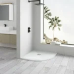 Dušo padėklas pusapvalis Balneo Stone Tray 80x80 - Image 6