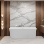 Laisvai pastatoma vonia prie sienos Balneo VIVA 150cm - Image 2