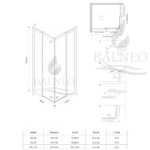 Dušo kabina Balneo Rio 80x80cm - Image 5