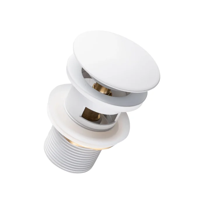 Praustuvo vožtuvas su persipylimu Balneo Click Clack A Baltas - Image 3