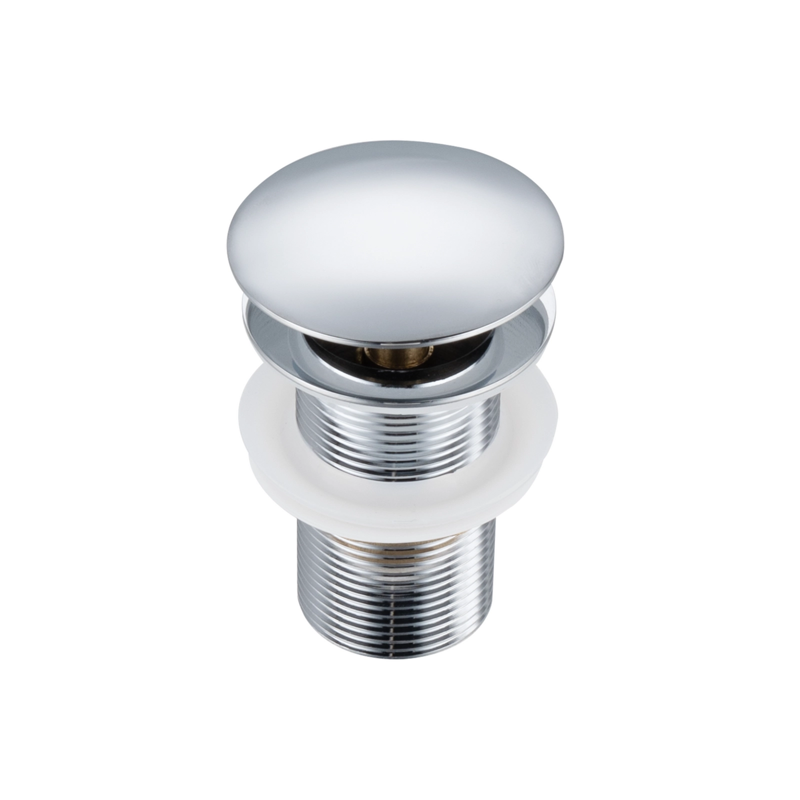 eng_pl_Korek-umywalkowy-mosiezny-Balneo-Klik-Klak-A-chrom-bez-przelewu-20308_1 Praustuvo vožtuvas be persipylimo Balneo Click Clack A Chromas