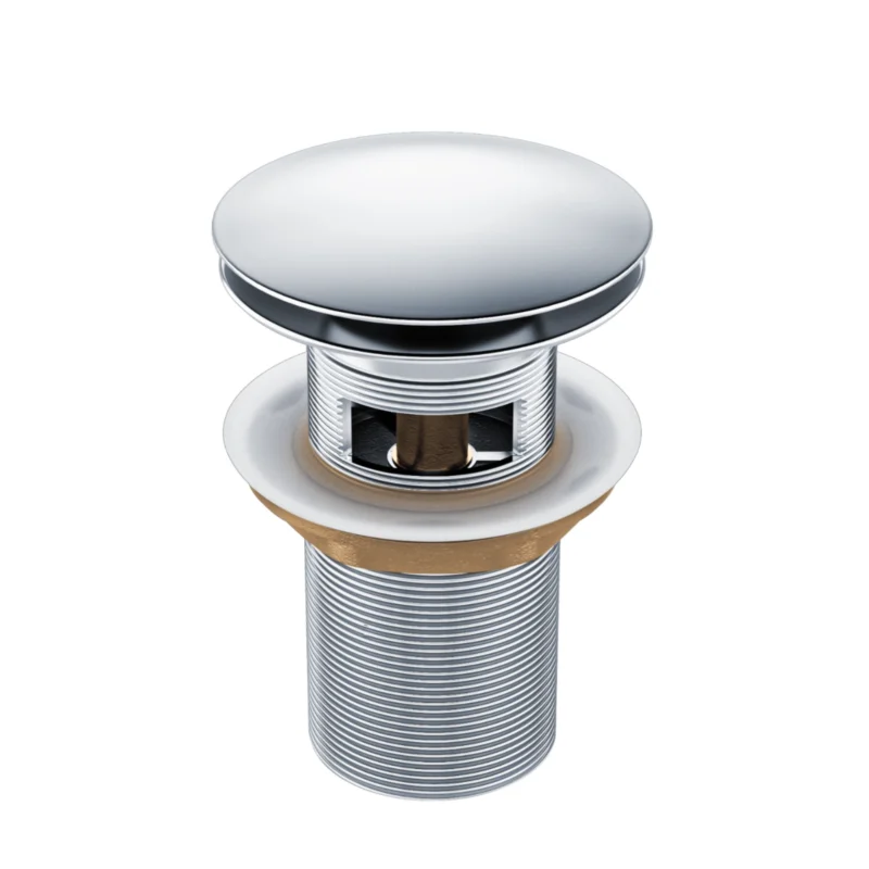 Praustuvo vožtuvas su persipylimu Balneo Click Clack A Chromas