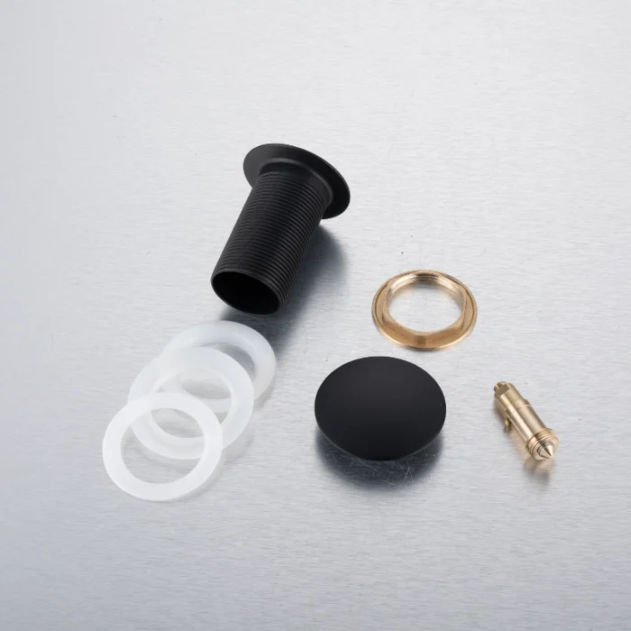 Praustuvo vožtuvas be persipylimo Balneo Click Clack A Juodas - Image 5