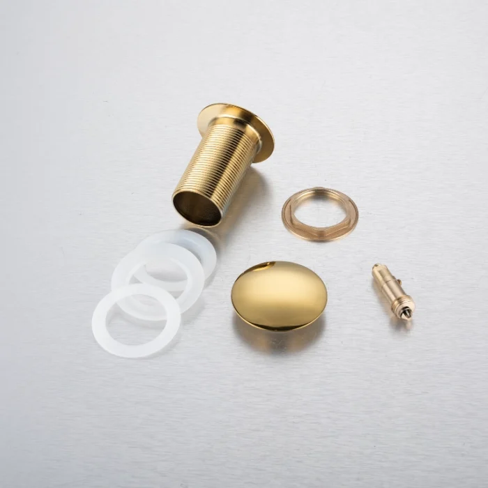 Praustuvo vožtuvas be persipylimo Balneo Click Clack A Auksas - Image 4