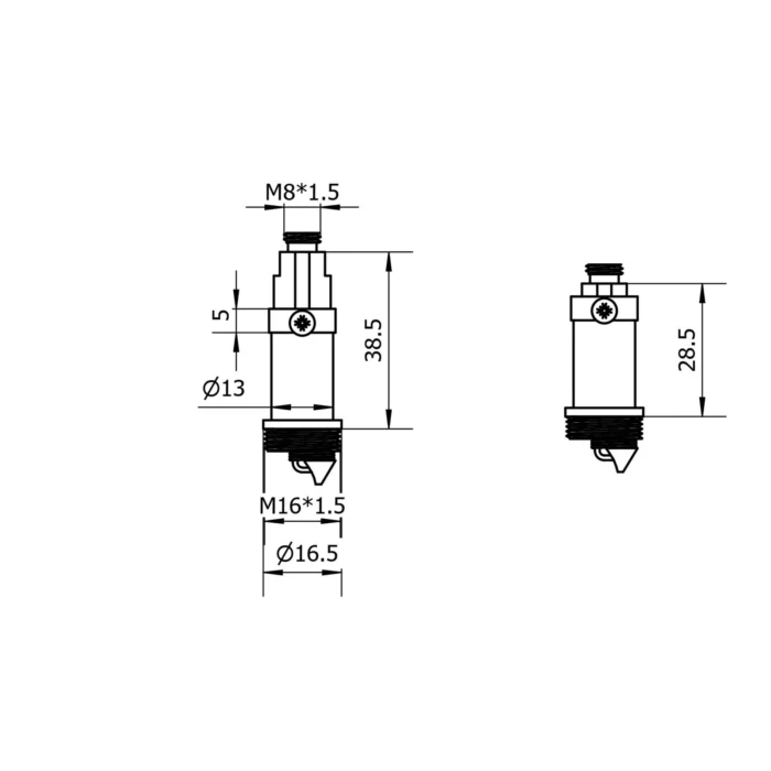 Mechanizmas dugno vožtuvui Click-Clack Balneo - Image 4