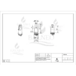 Mechanizmas dugno vožtuvui Click-Clack Balneo Series D - Image 3