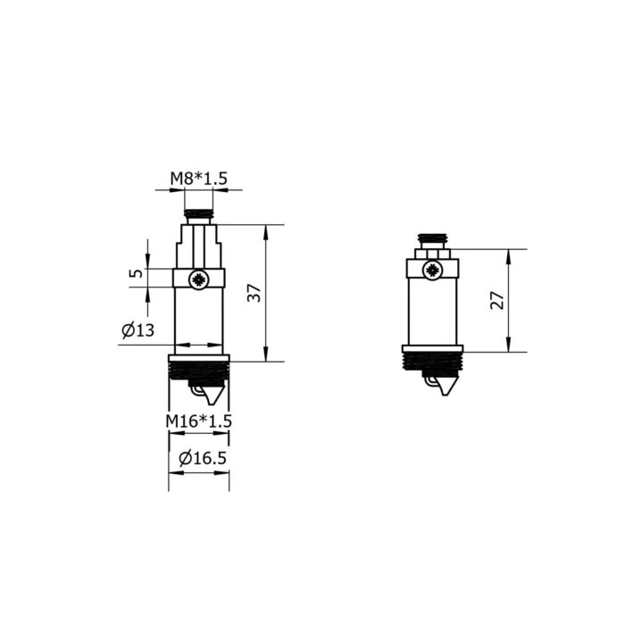 Mechanizmas dugno vožtuvui Click-Clack Balneo Series D - Image 4