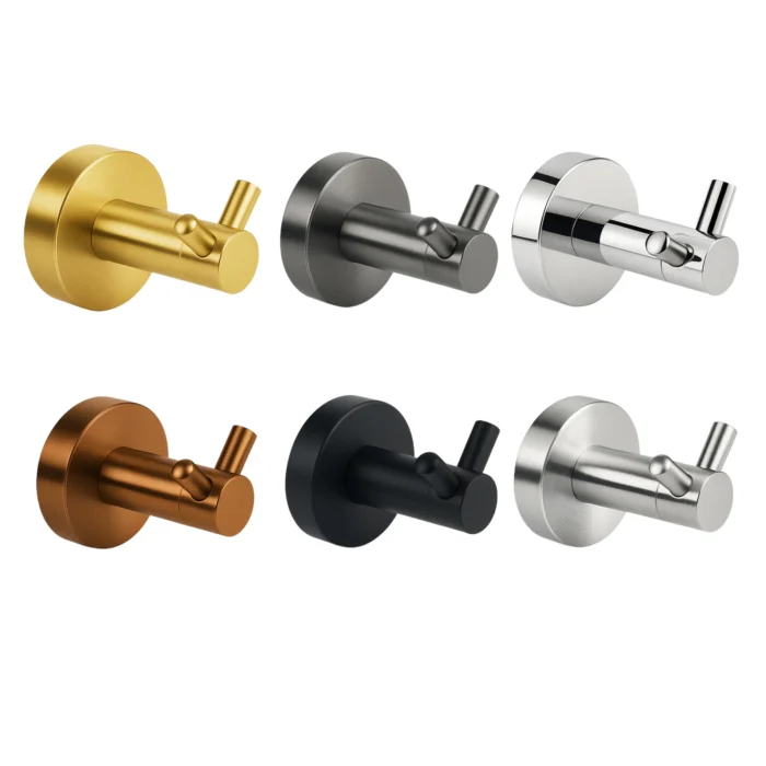 Kabliukas Balneo QUBE Model 2 blizgus auksas - Image 3