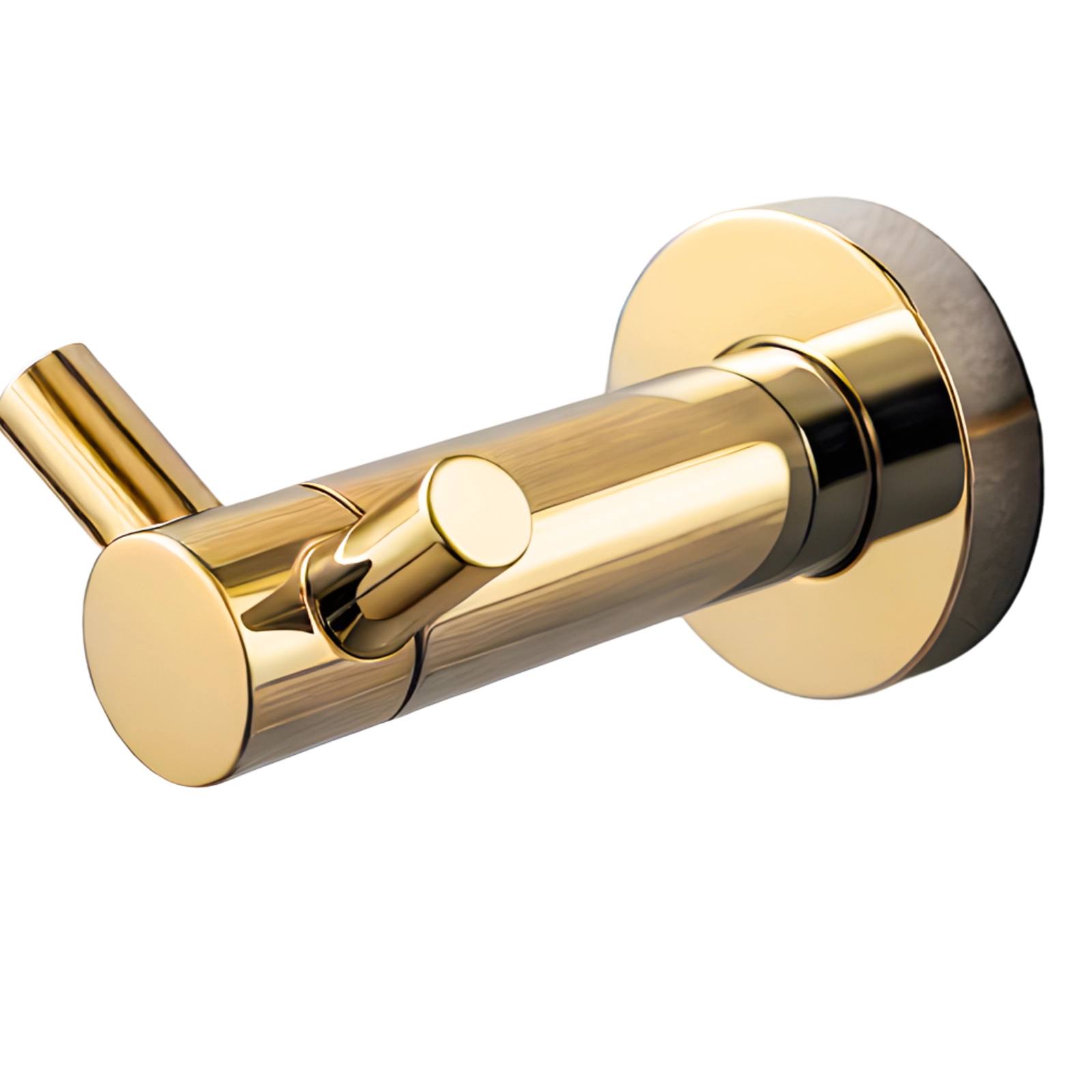 eng_pl_QUBE-Hook-Model-2-Shiny-Gold-20823_1 Kabliukas Balneo QUBE Model 2 blizgus auksas - Image 1