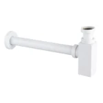 Kvadratinis baltas praustuvo sifonas