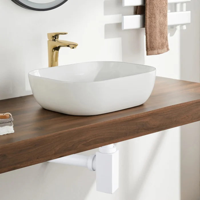 Kvadratinis praustuvo sifonas Balneo baltas - Image 3