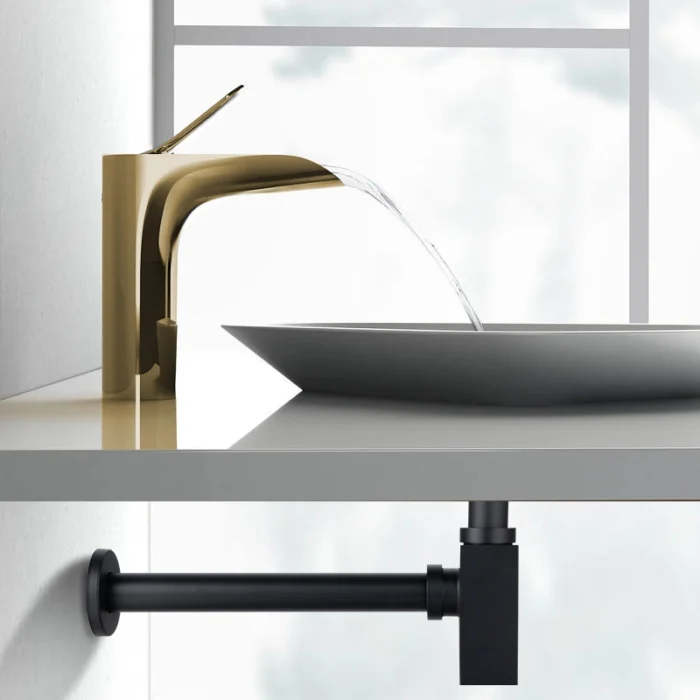 Kvadratinis praustuvo sifonas Balneo juodas - Image 2