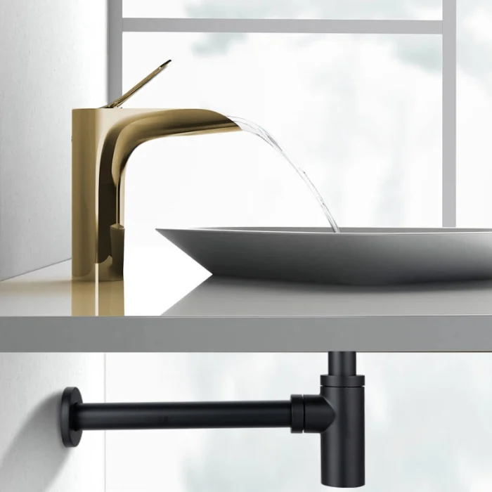 Apvalus praustuvo sifonas Balneo juodas - Image 3