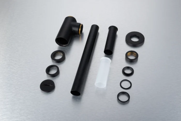 Apvalus praustuvo sifonas Balneo juodas - Image 4