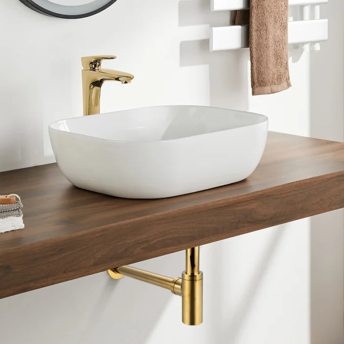 Apvalus praustuvo sifonas Balneo auksas - Image 3