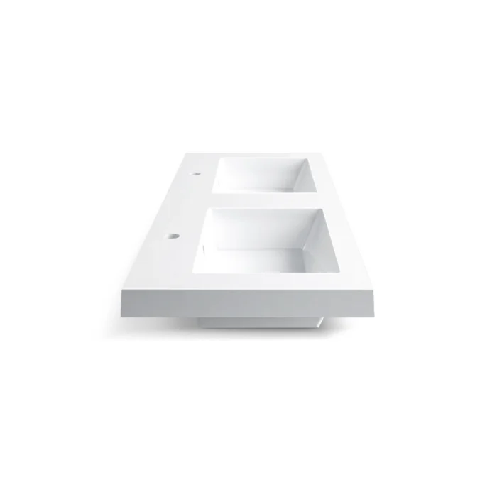 Dvigubas vonios praustuvas Balneo Mila 120x16cm - Image 3