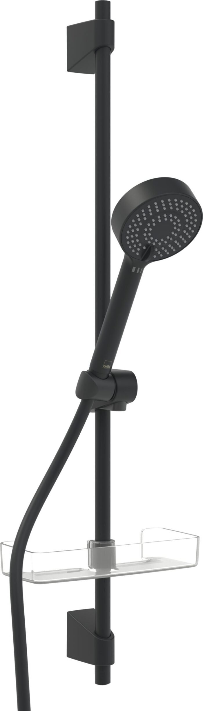 Dušo komplektas be maišytuvo Oras New Apollo- Juodas 544-33 - Image 4