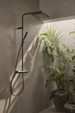 Dušo komplektas termostatinis Oras Aurelia - Juodas 4796-33 - Image 2