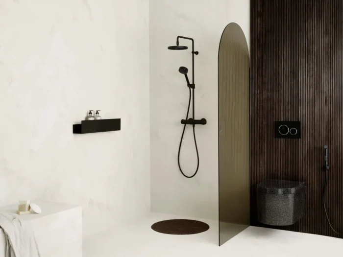 Dušo komplektas termostatinis Oras Nova- Juodas 7402U-33 - Image 3