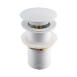 Praustuvo vožtuvas be persipylimo Balneo Click Clack A Baltas