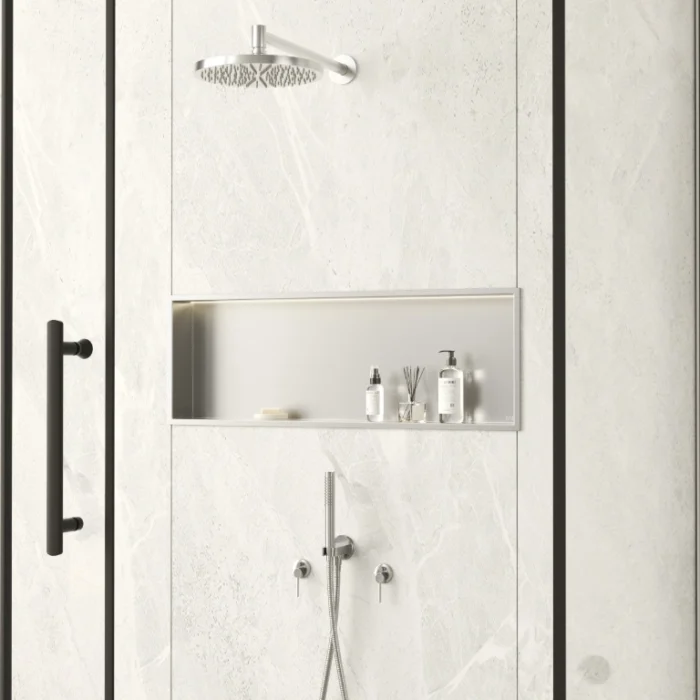 Įleidžiama sieninė lentyna Balneo Wall-Box One LED 90x30x10cm - Image 7