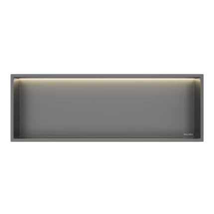 Įleidžiama sieninė lentyna Balneo Wall-Box One LED 90x30x10cm