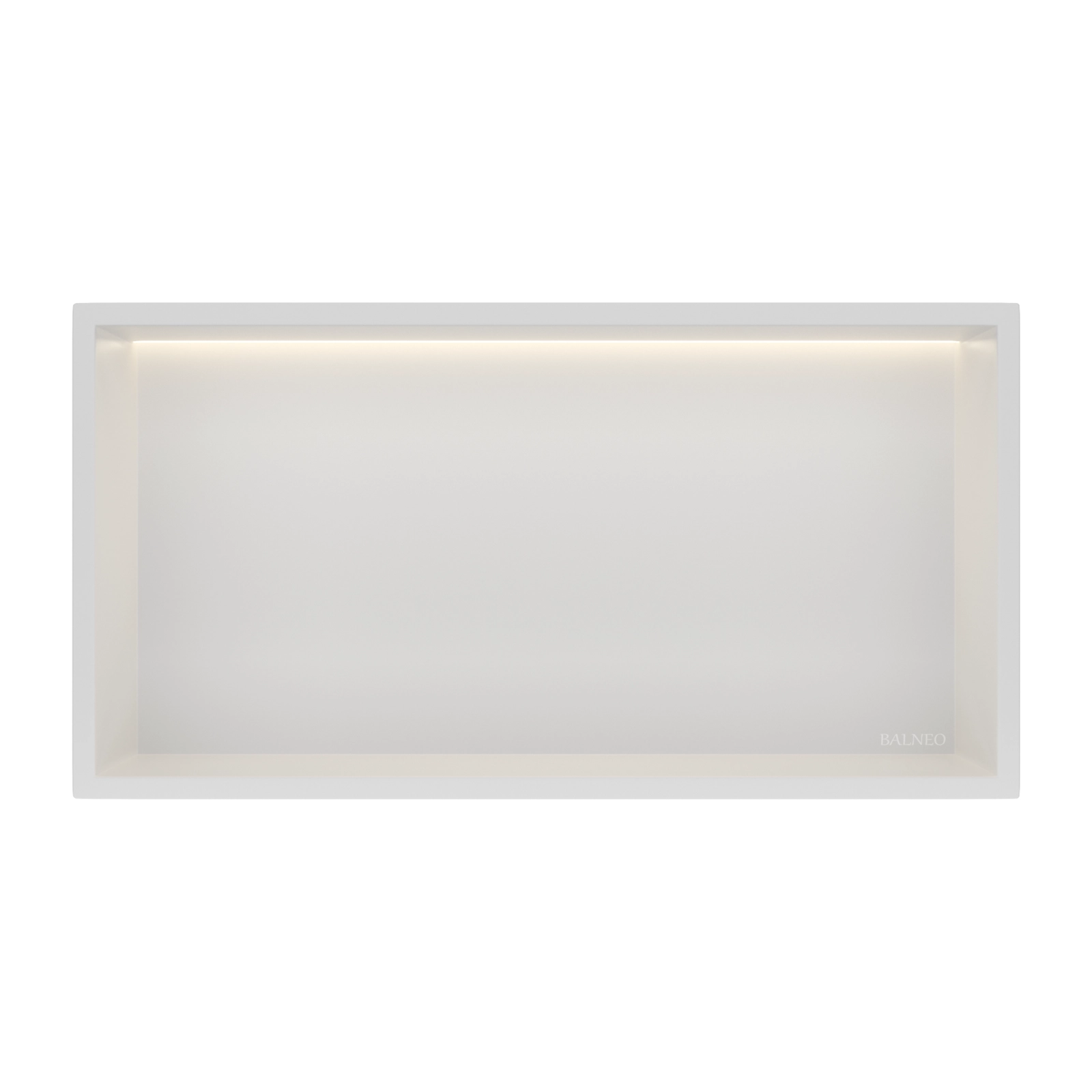eng_pl_Balneo-Wall-Box-LED-recessed-shelf-White-60-x-30-x-10-cm-21050_1 Įleidžiama sieninė lentyna Wall-Box One LED 60x30x10cm