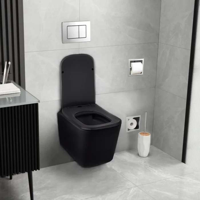 WC dangtis Balneo Luga Soft-Close Black - Image 2