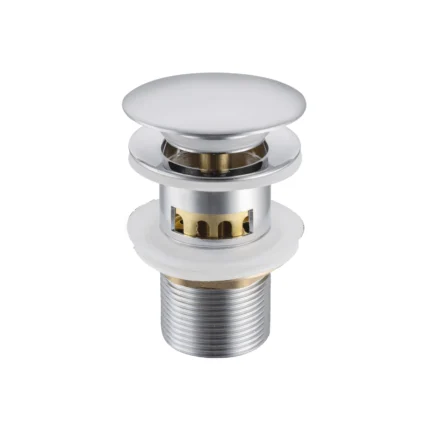 Praustuvo vožtuvas su persipylimu ir nešvarumų krepšeliu Balneo Click-Clack F