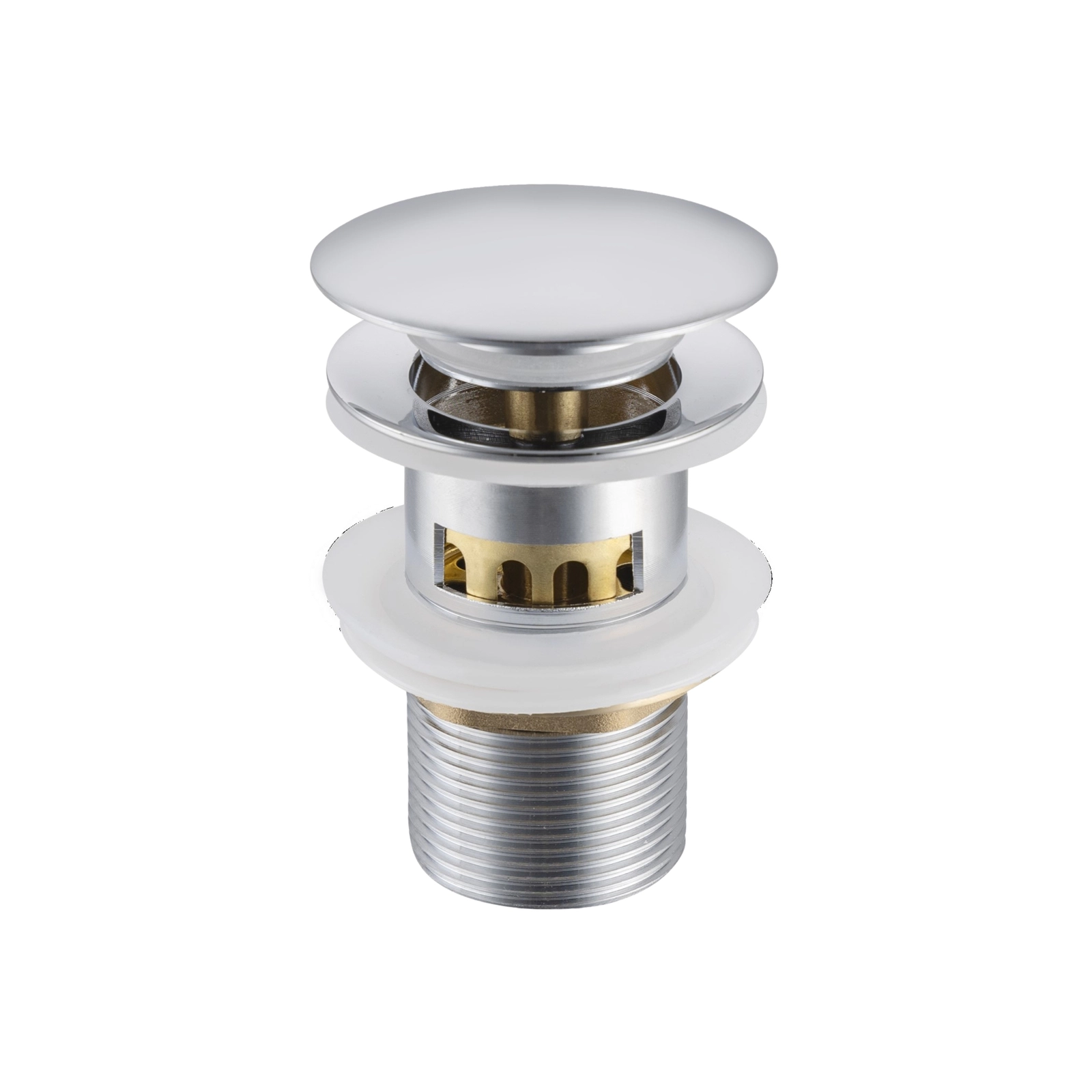 Santechnika internetu Praustuvo vožtuvas su persipylimu ir nešvarumų krepšeliu Balneo Click-Clack F