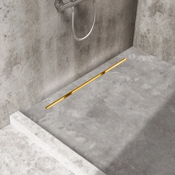 Dušo latakas Balneo Slim & Low Proline Mirror Gold - Image 4