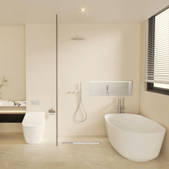 Dušo latakas Balneo Duplex Next Mirror Silver - Image 2