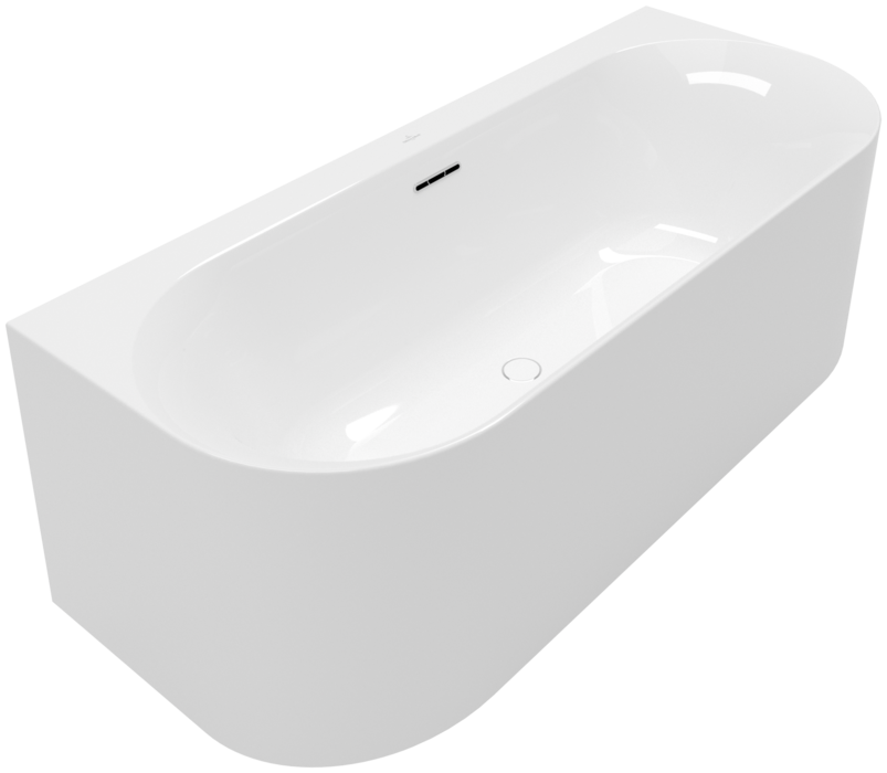 Laisvai pastatoma vonia prie sienos Villeroy & Boch Loop&Friends 170cm