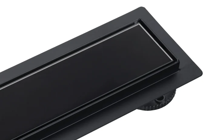 Dušo latakas Balneo G‑Drain Next Milky stiklinis juodas - Image 2