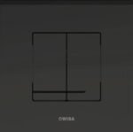 Potinkinis WC komplektas WISA rėmas 110cm+ Balneo klozetas + WISA juodas mygtukas - Image 3