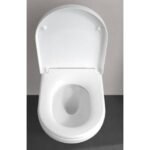Potinkinis WC komplektas Villeroy&Boch rėmas + Villeroy&Boch klozetas + baltas mygtukas (92243068,4616CB01) - Image 2