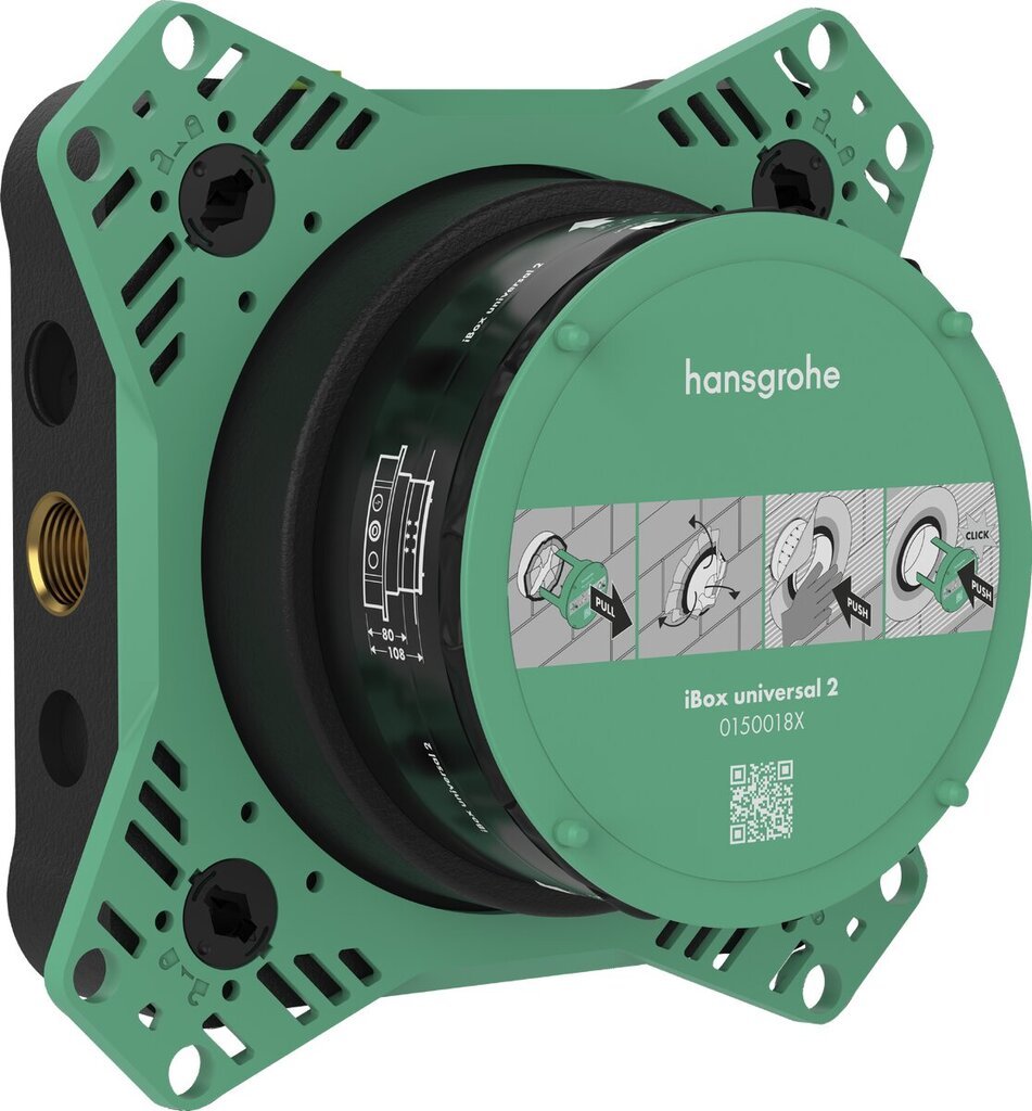 hansgrohe-ibox-universal-2-concealed-hg01500180-59590_reference Universali potinkinė dėžutė Hansgrohe Ibox Universal 2 01500180 - Image 1