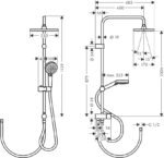 Dušo komplektas Hansgrohe Vernis Shape 26289000 - Image 2